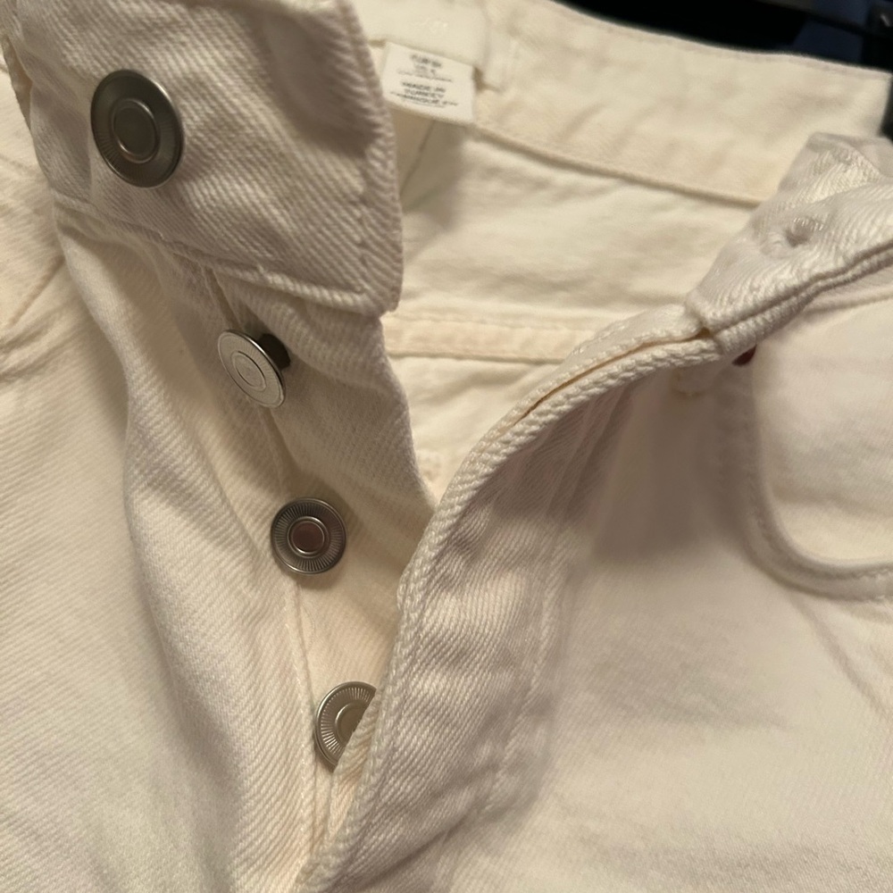 H&M White Women Jeans - Picture 3 of 4